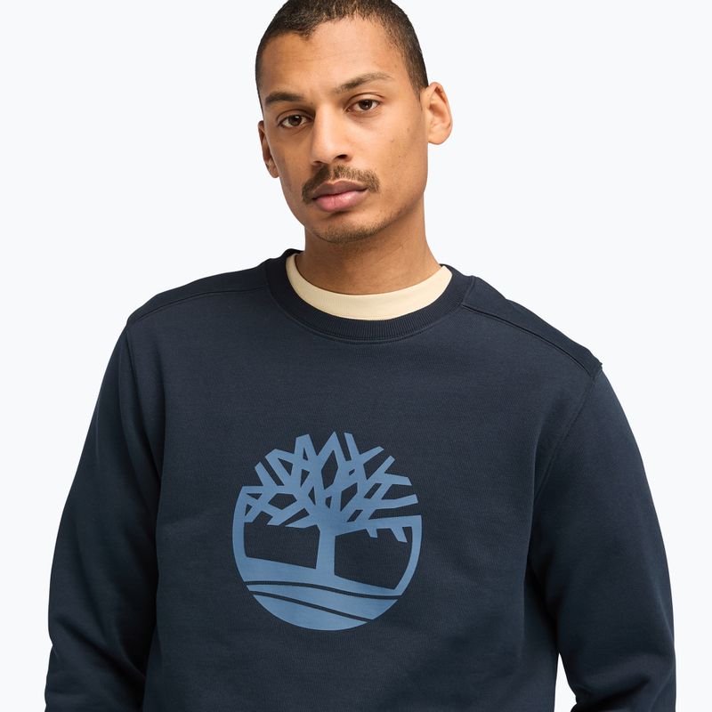 Чоловічий світшот Timberland Tree Logo Crew Neck світшот темний сапфір 4