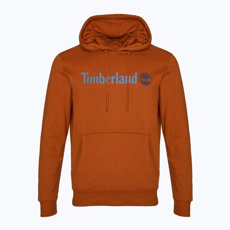 Кофта чоловіча Timberland Linear Logo Hoodie umber