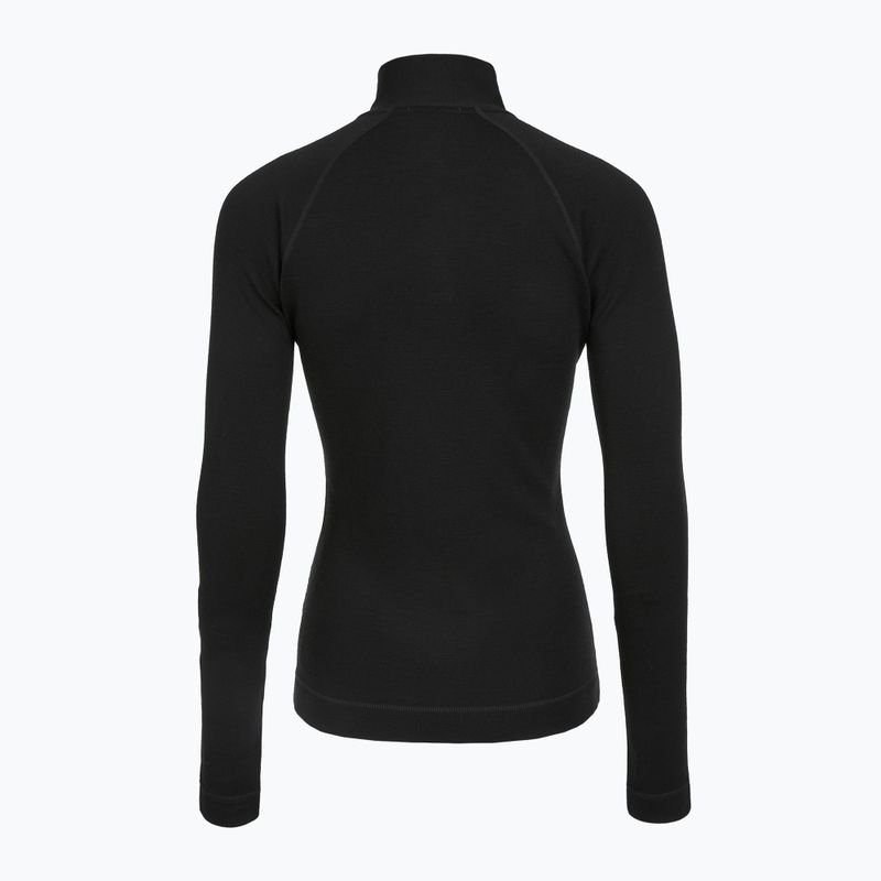 Кофта термічна жіноча Smartwool Classic Thermal Merino Base Layer 1/4 Zip Boxed black 2