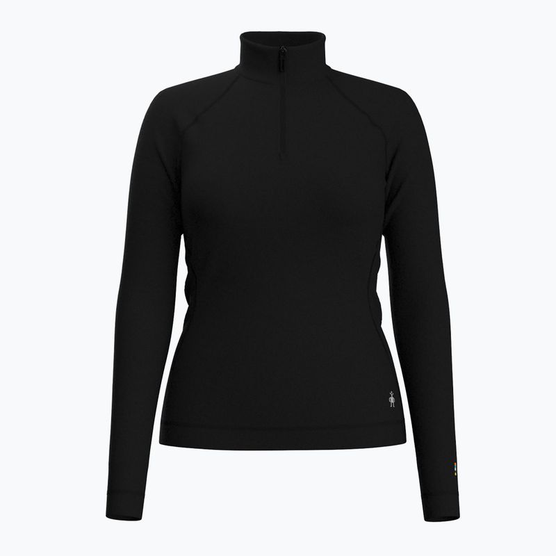 Жіноча термоактивна кофта Smartwool Classic Thermal Merino Base Layer 1/4 Zip Boxed чорна