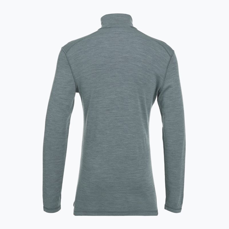Кофта термічна чоловіча Smartwool Classic Thermal Merino Base Layer 1/4 Zip Boxed pewter blue h 4