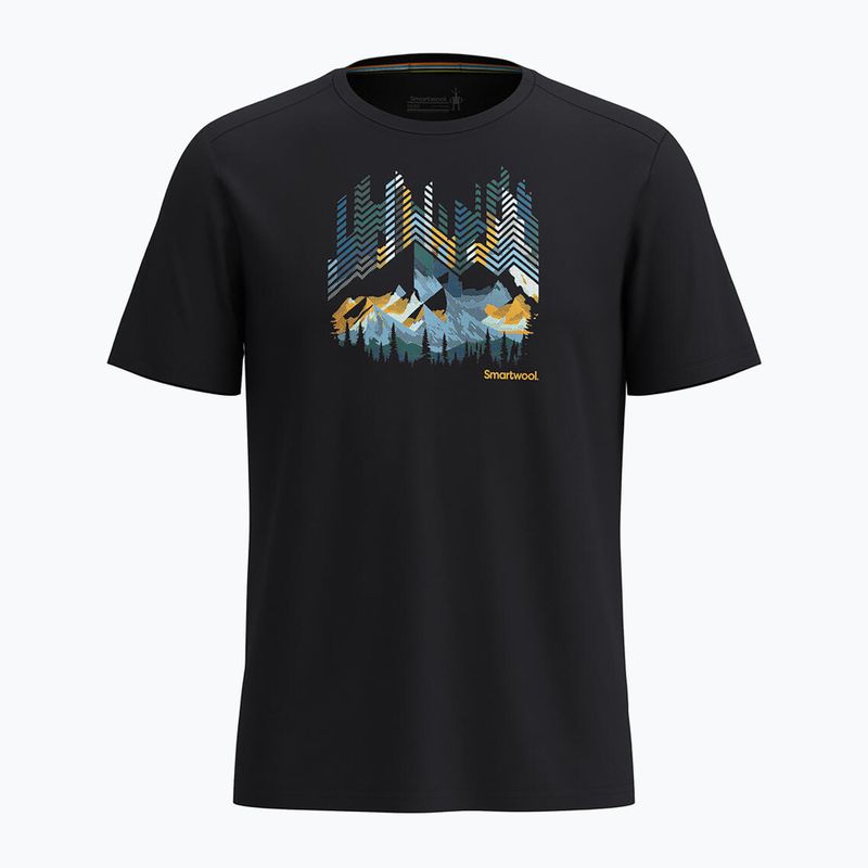 Футболка трекінгова Smartwool Vital Peaks Active Graphic Tee black 2