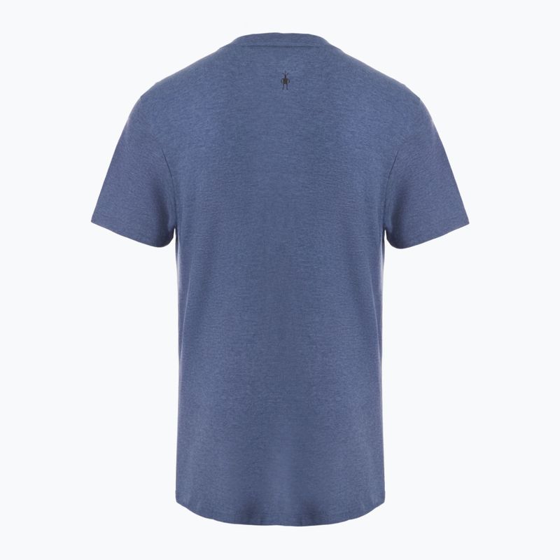 Футболка трекінгова Smartwool Mountain Horizon Graphic Tee nightfall blue 2