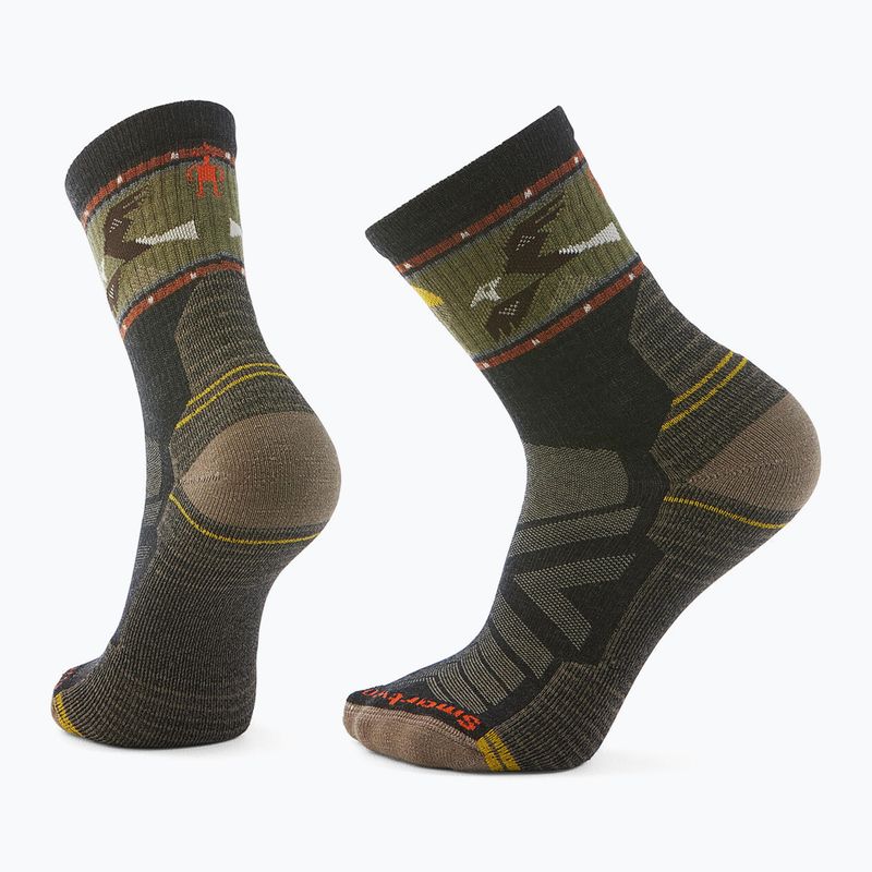 Шкарпетки Smartwool Hike Light Cushion Soaring Print Mid Crew charcoal