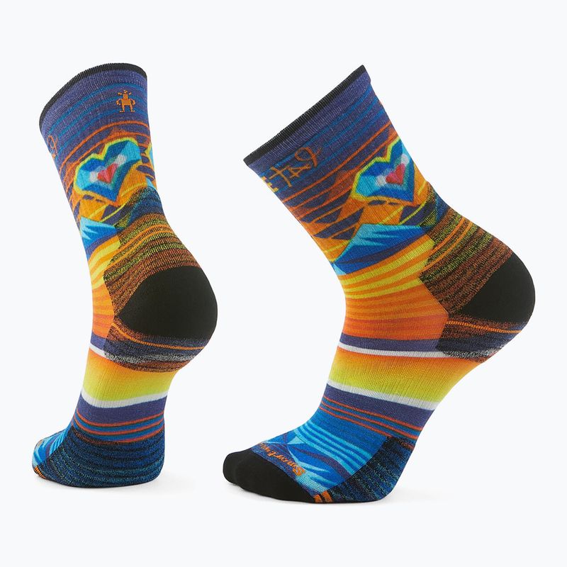 Шкарпетки Smartwool Hike Targeted Cushion Open Hearts Print Crew multi color