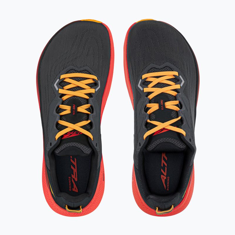 Кросівки для бігу чоловічі Altra FWD VIA black/orange 10