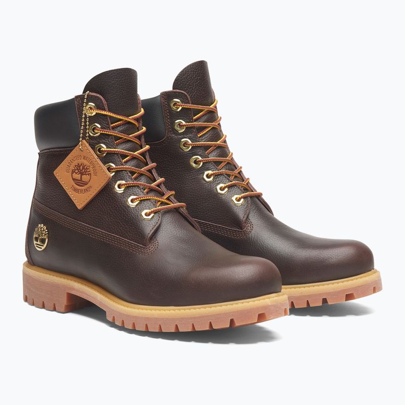 Черевики чоловічі Timberland Premium 6 Inch Lace Up Waterproof dark brown/full grain/black 11