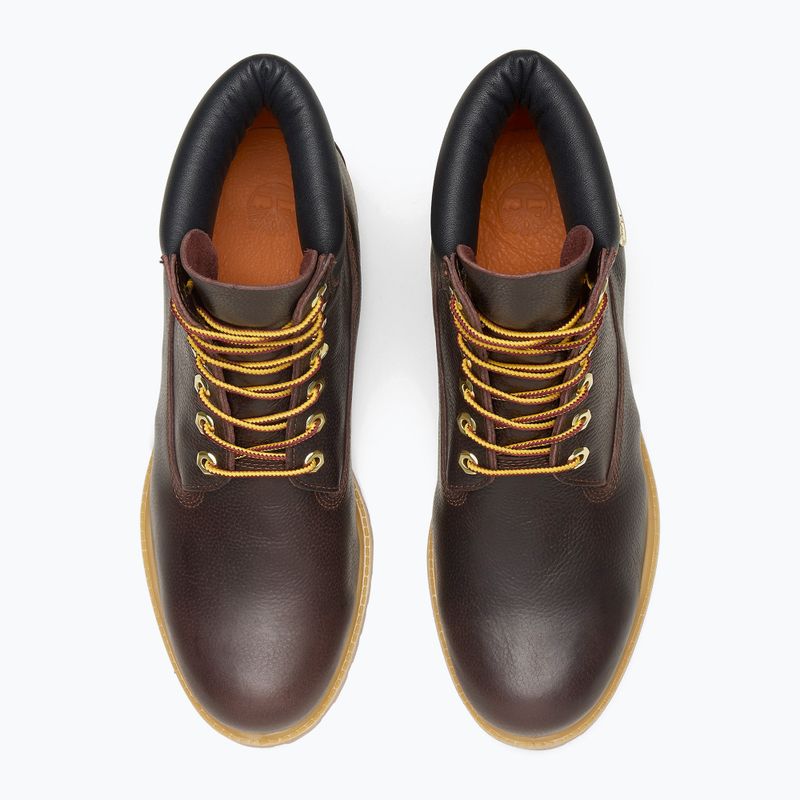 Черевики чоловічі Timberland Premium 6 Inch Lace Up Waterproof dark brown/full grain/black 14