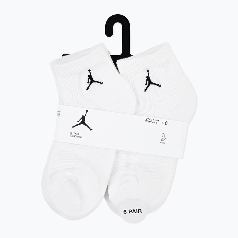 Шкарпетки Nike Jordan Everyday Essentials 6 pack white 3