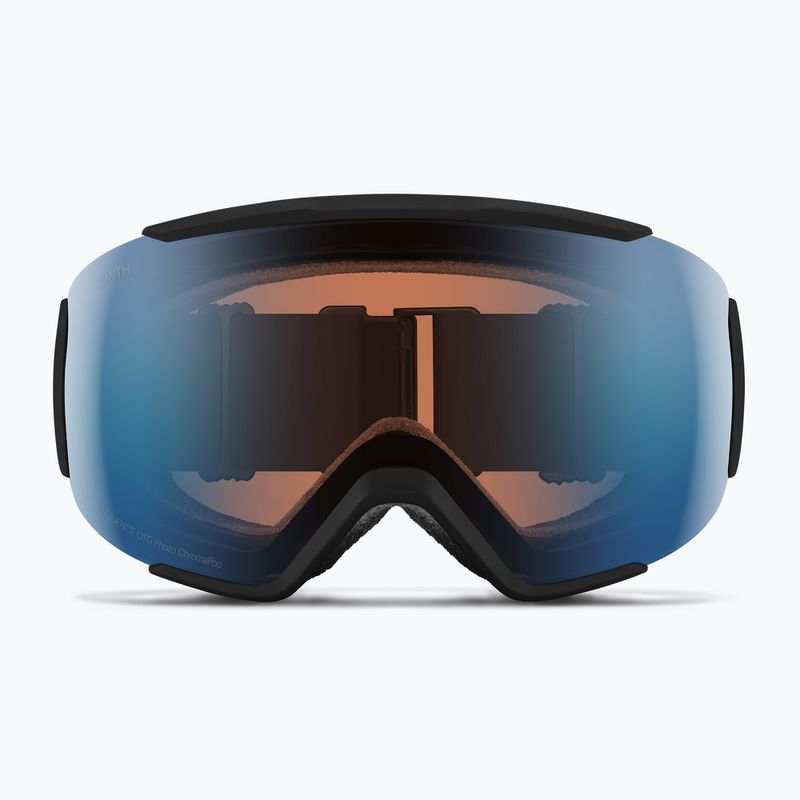 Окуляри гірськолижні Smith Sequence OTG black/chromapop pro photochromic blue mirror 2