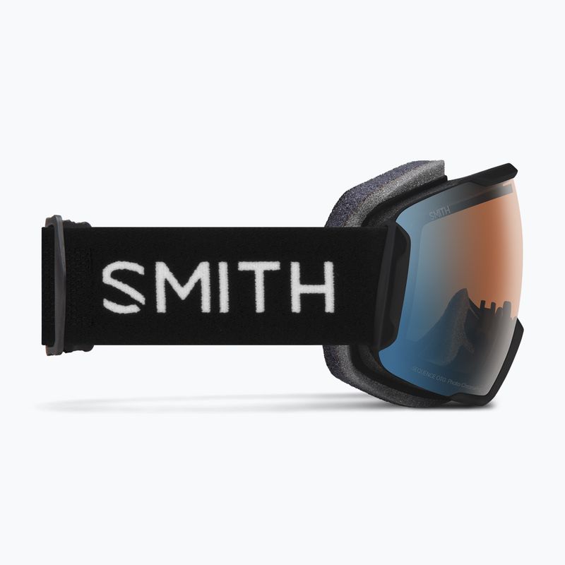 Окуляри гірськолижні Smith Sequence OTG black/chromapop pro photochromic blue mirror 4