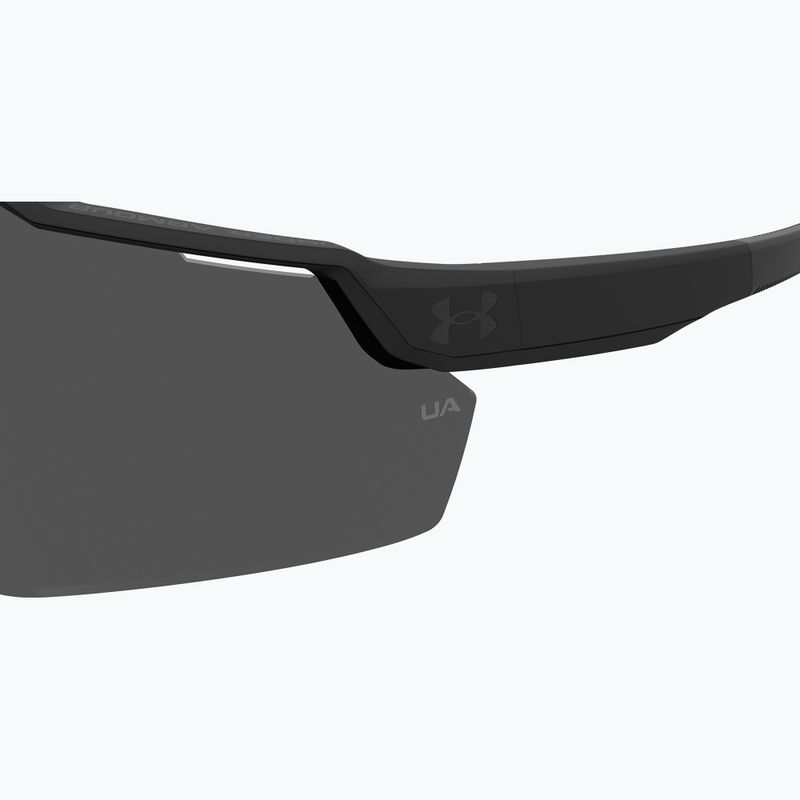 Чоловічі сонцезахисні окуляри Under Armour Levelup S3 матові чорні/сірі з олеофобним покриттям 7