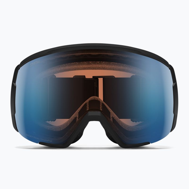 Окуляри лижні Smith Proxy black/ chromapop pro photochromic blue mirror 2