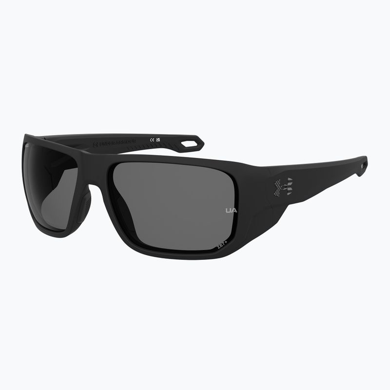 Окуляри сонцезахисні чоловічі Under Armour Attack MD S3 matte black/grey polarized oleophobic 2