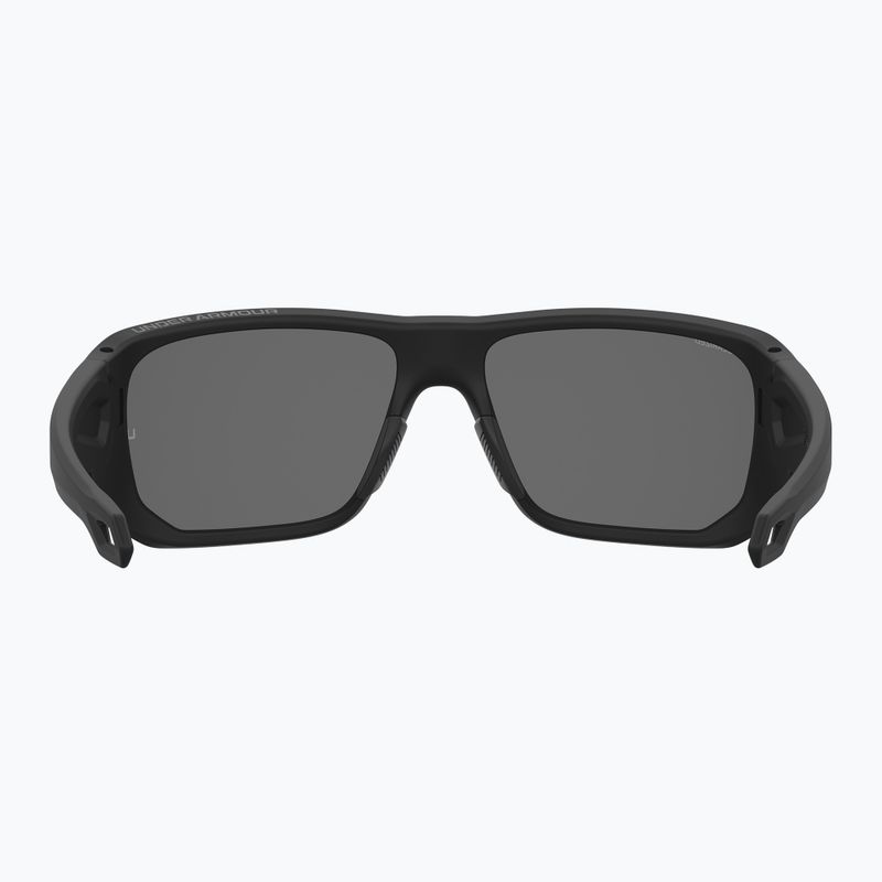 Окуляри сонцезахисні чоловічі Under Armour Attack MD S3 matte black/grey polarized oleophobic 4