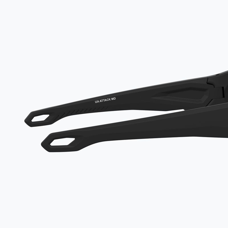 Окуляри сонцезахисні чоловічі Under Armour Attack MD S3 matte black/grey polarized oleophobic 8