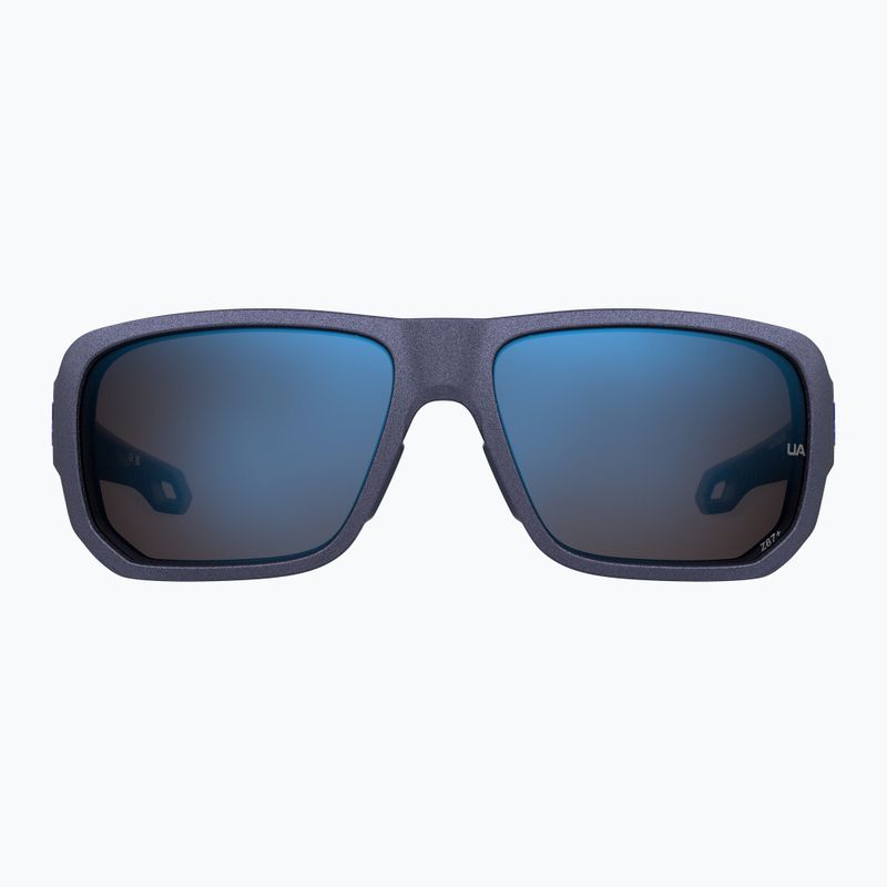 Окуляри сонцезахисні чоловічі Under Armour Attack MD S3 blue metalized/blue multilayer oleophobic 3