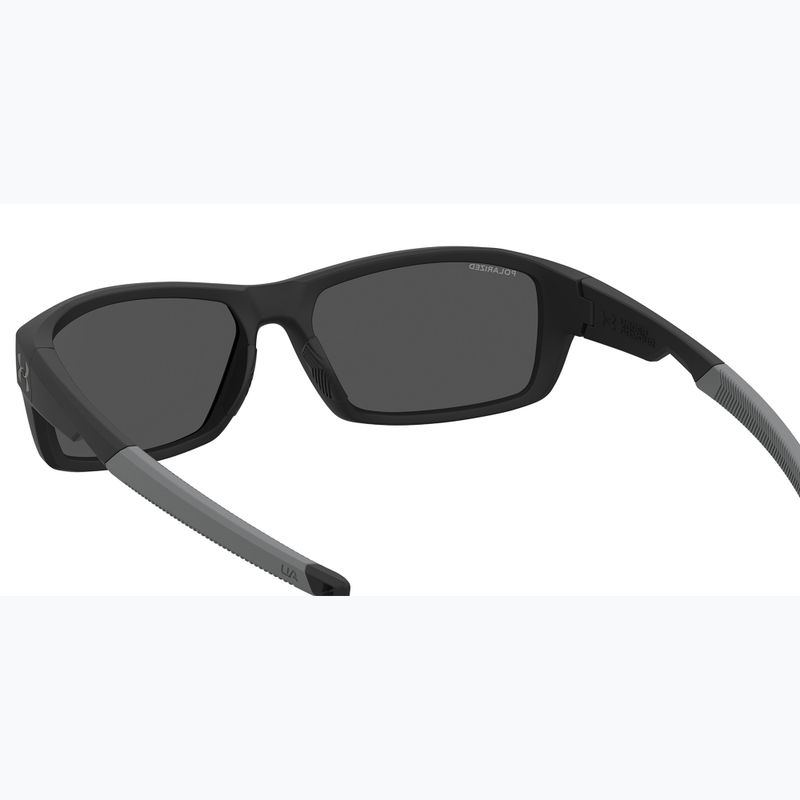 Окуляри сонцезахисні чоловічі Under Armour Fanatical S3 matte black/grey polarized 6