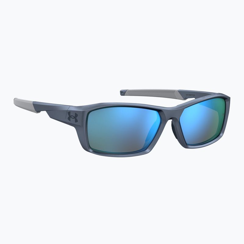 Окуляри сонцезахисні чоловічі Under Armour Fanatical S3 grey blue/blue multilayer