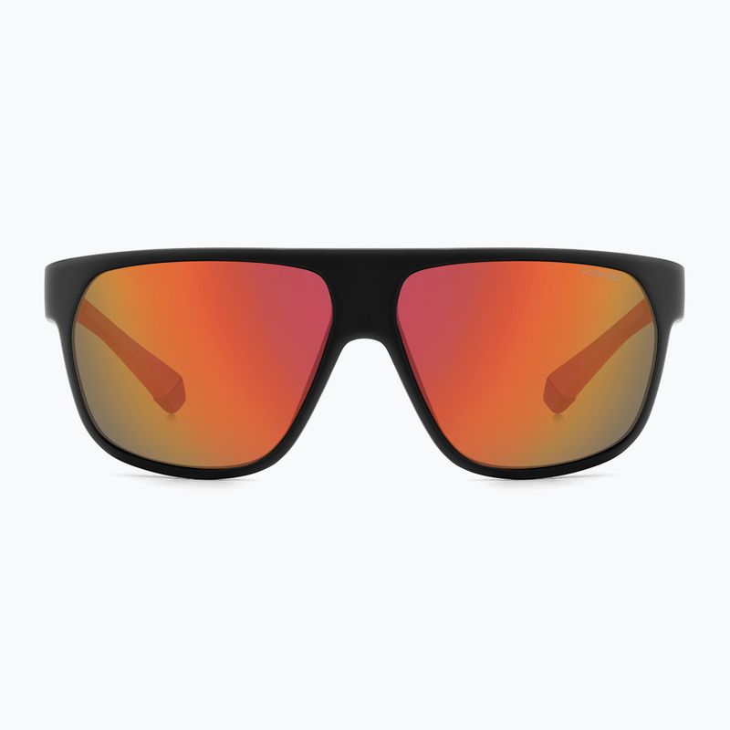 Окуляри сонцезахисні чоловічі Polaroid PLD 7053/S matte black red/red multilayer polarized 3
