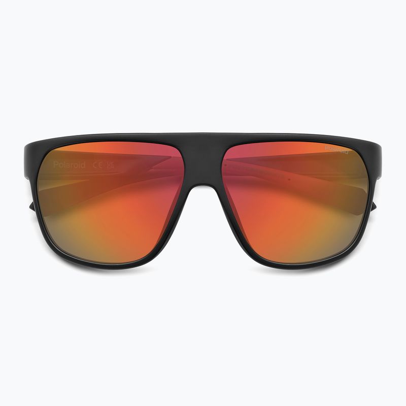 Окуляри сонцезахисні чоловічі Polaroid PLD 7053/S matte black red/red multilayer polarized 4