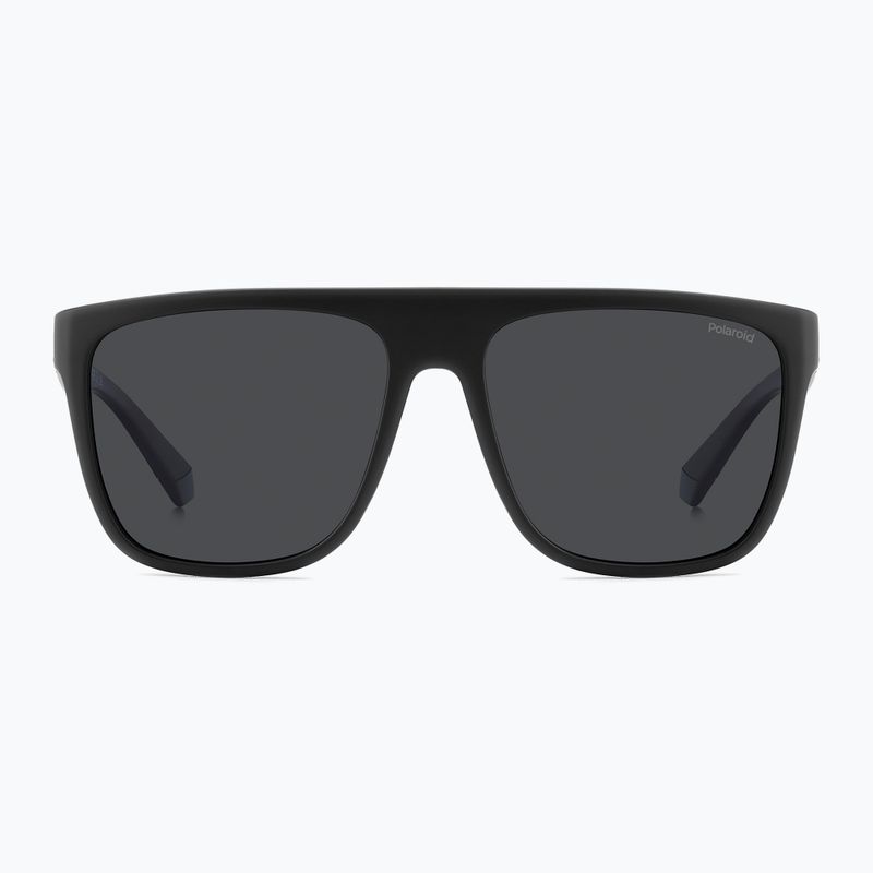 Окуляри сонцезахисні чоловічі Polaroid PLD 2162/S matte black/grey polarized 3