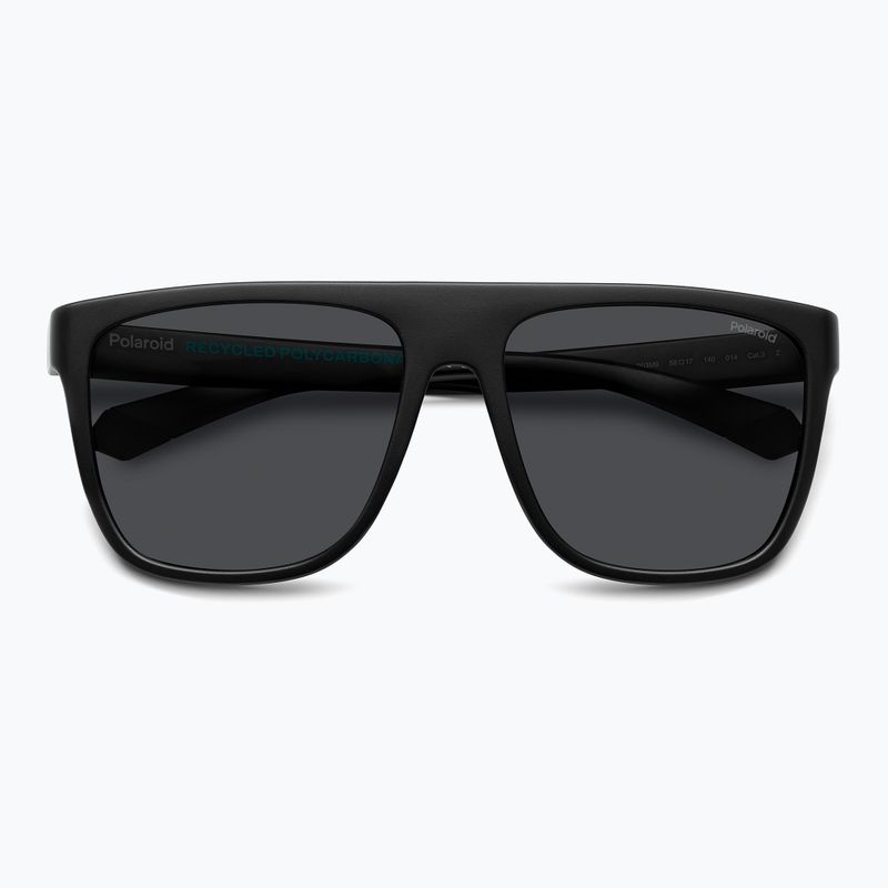 Окуляри сонцезахисні чоловічі Polaroid PLD 2162/S matte black/grey polarized 4