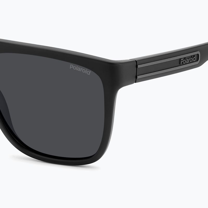 Окуляри сонцезахисні чоловічі Polaroid PLD 2162/S matte black/grey polarized 5