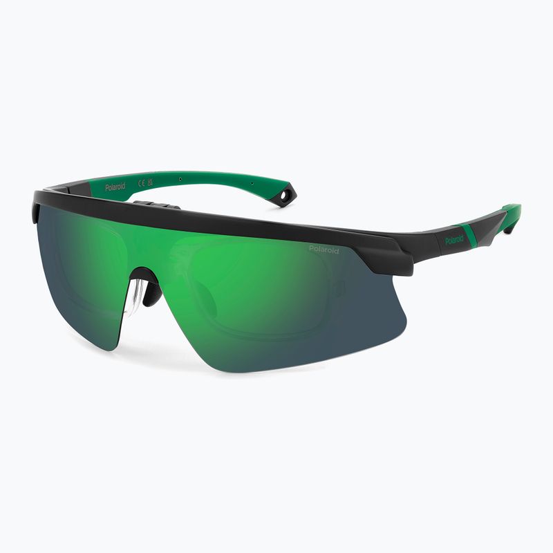 Окуляри сонцезахисні чоловічі Polaroid PLD 7056/CI/S matte black green/greygreen mirror polarized 2