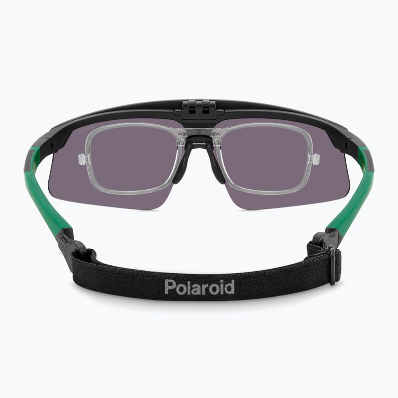 Окуляри сонцезахисні чоловічі Polaroid PLD 7056/CI/S matte black green/greygreen mirror polarized 4