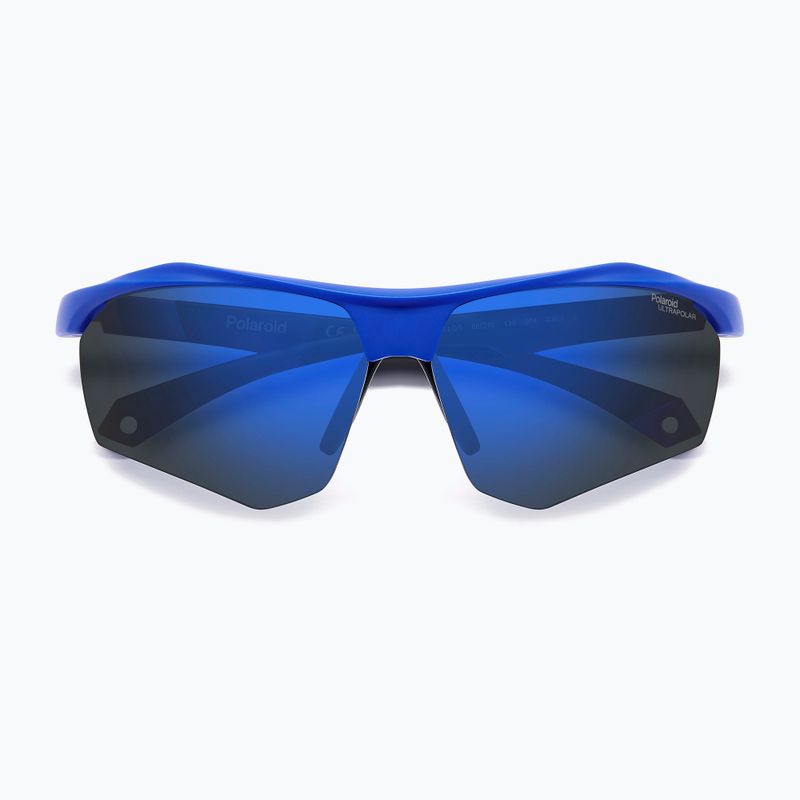 Окуляри сонцезахисні Polaroid PLD 7055/S matte blue/blue mirror polarized high contrast 4