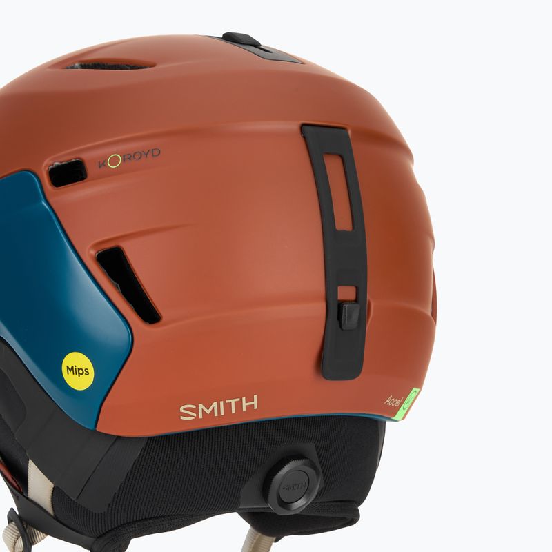 Шолом гірськолижний Smith Accel MIPS matte rust steel 8