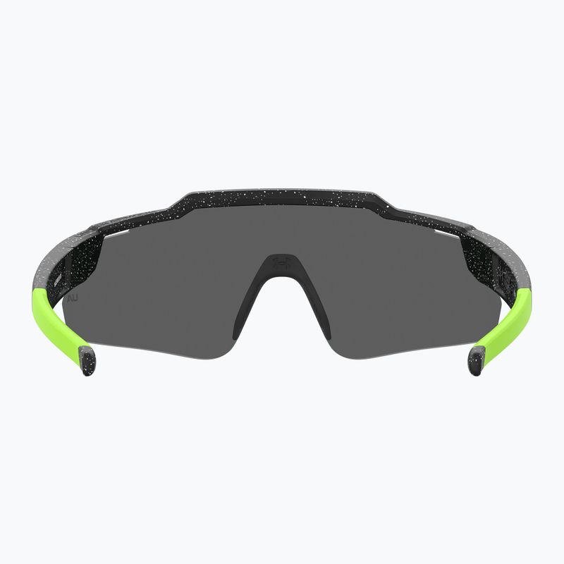Окуляри сонцезахисні дитячі Under Armour Levelup Jr S3 pattern black white/green multilayer 4