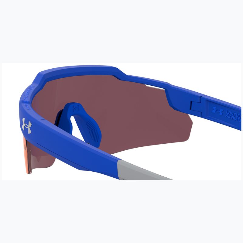 Окуляри сонцезахисні дитячі Under Armour Levelup Jr S3 matte blue grey/infrared 6