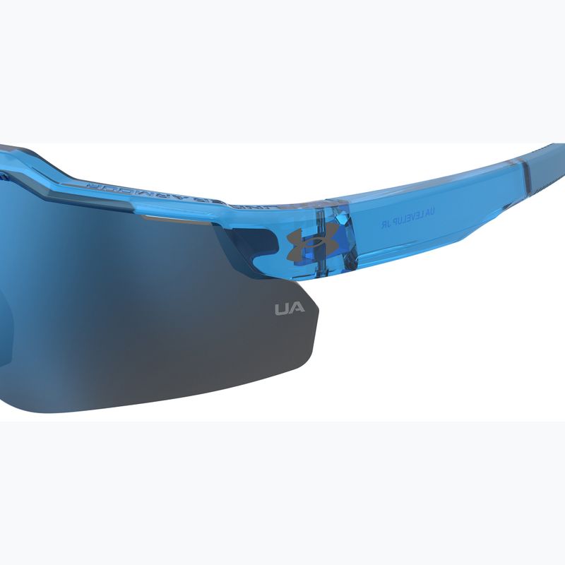 Окуляри сонцезахисні дитячі Under Armour Levelup Jr S3 crystal blue/blue multilayer 7