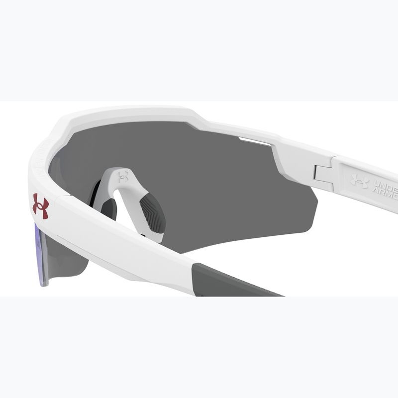 Окуляри сонцезахисні дитячі Under Armour Levelup Jr S3 matte white blue/blue multilayer 6