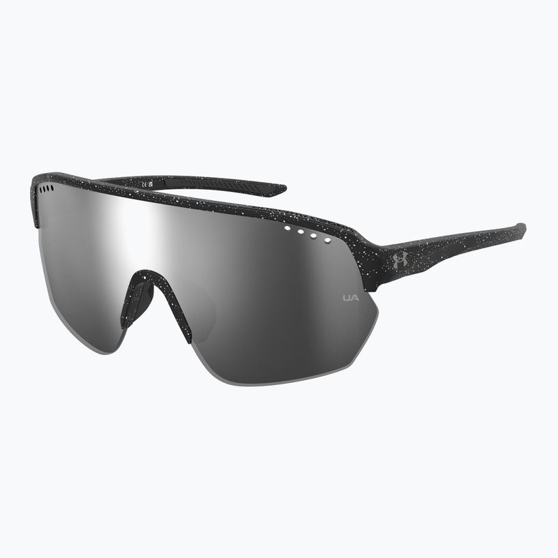 Сонцезахисні окуляри Under Armour Gamedat II/G S3 візерунок чорний білий/сріблястий з дзеркальним покриттям 2