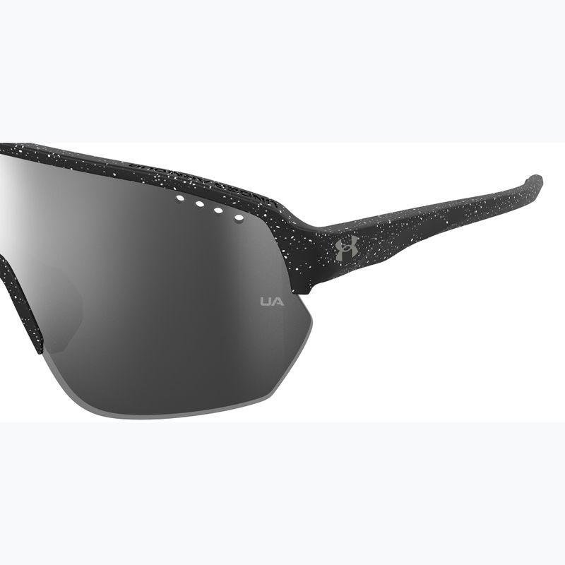 Сонцезахисні окуляри Under Armour Gamedat II/G S3 візерунок чорний білий/сріблястий з дзеркальним покриттям 7