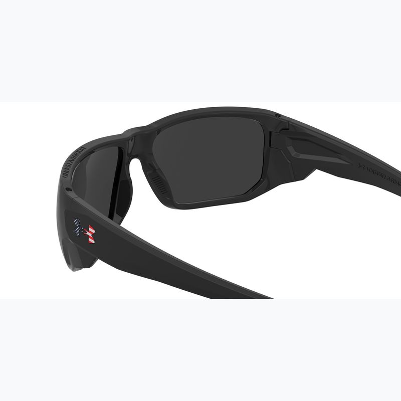Окуляри сонцезахисні чоловічі Under Armour Attack 2 black multicolor/grey polarized oleophobic 6