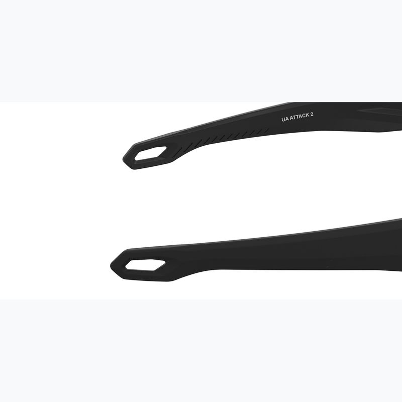 Окуляри сонцезахисні чоловічі Under Armour Attack 2 black multicolor/grey polarized oleophobic 8