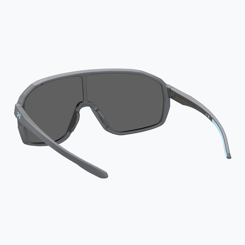 Окуляри сонцезахисні дитячі Under Armour Gameday Jr S3 metalized grey/blue multilayer 6