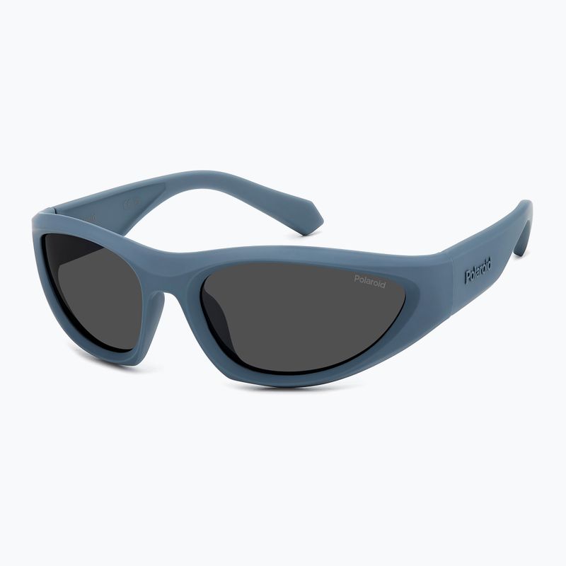Окуляри сонцезахисні Polaroid PLD 2165/S matte blue/grey polarized 2