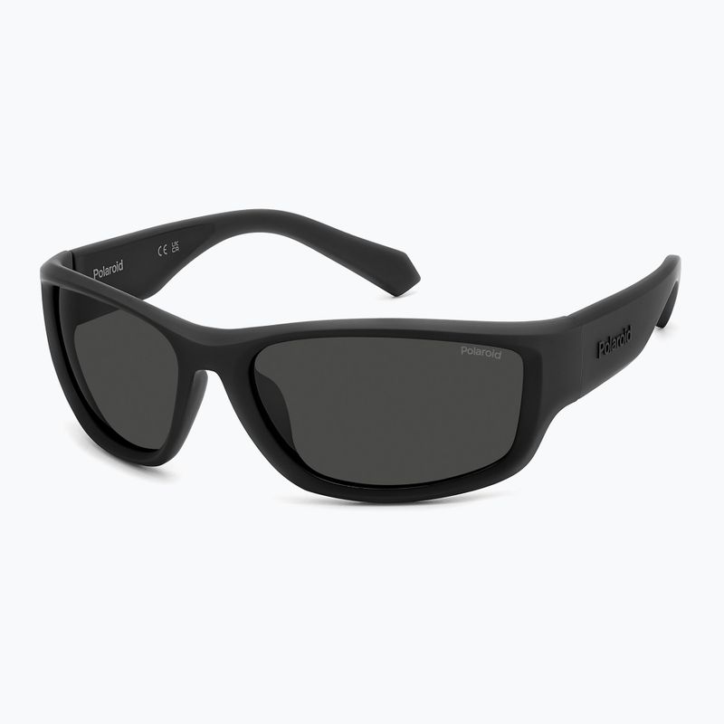 Окуляри сонцезахисні чоловічі Polaroid PLD 2166/S matte black/grey polarized 2