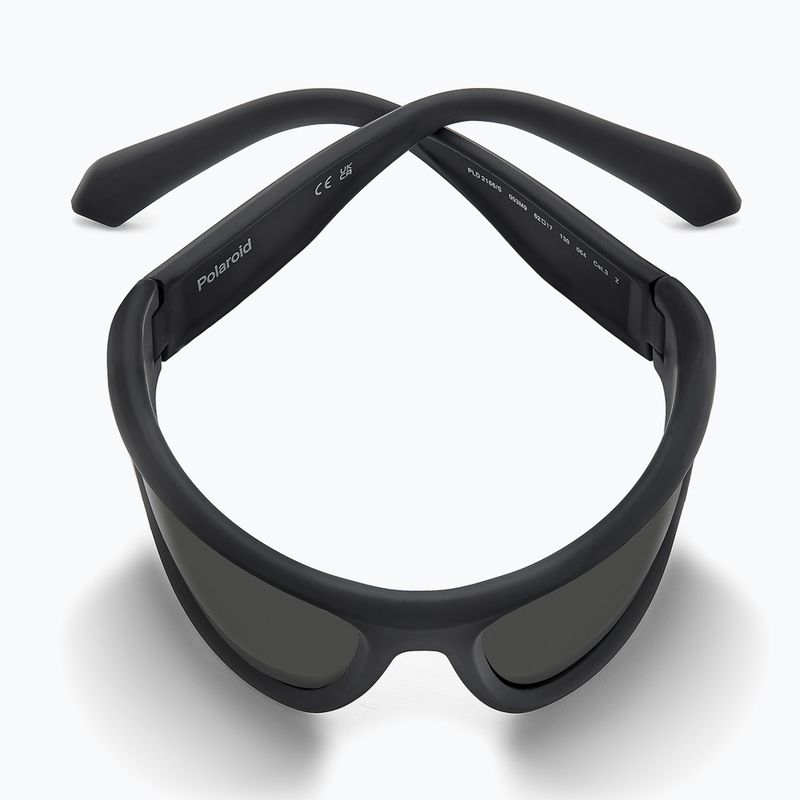 Окуляри сонцезахисні чоловічі Polaroid PLD 2166/S matte black/grey polarized 8