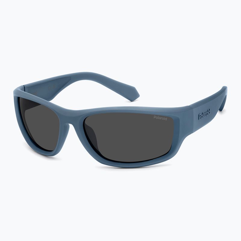 Окуляри сонцезахисні чоловічі Polaroid PLD 2166/S matte blue/grey polarized 2