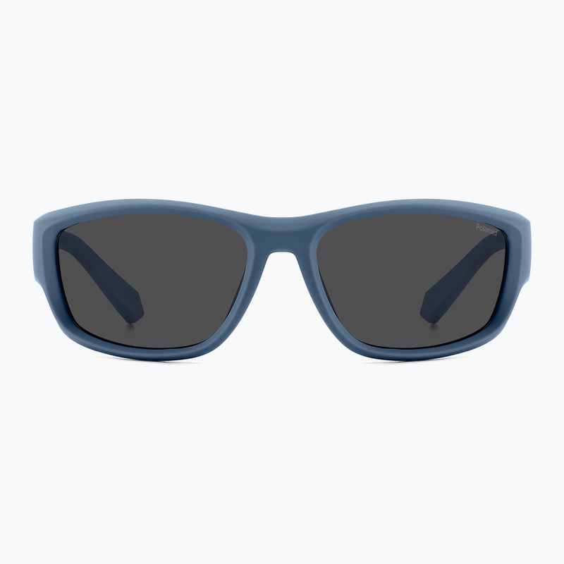 Окуляри сонцезахисні чоловічі Polaroid PLD 2166/S matte blue/grey polarized 3