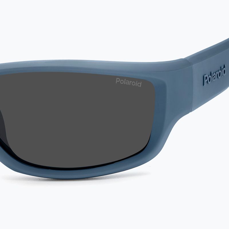 Окуляри сонцезахисні чоловічі Polaroid PLD 2166/S matte blue/grey polarized 7