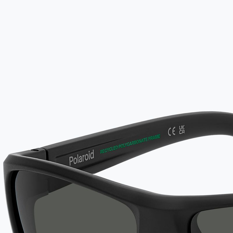 Окуляри сонцезахисні чоловічі Polaroid PLD 7057/S matte black/grey polarized 8