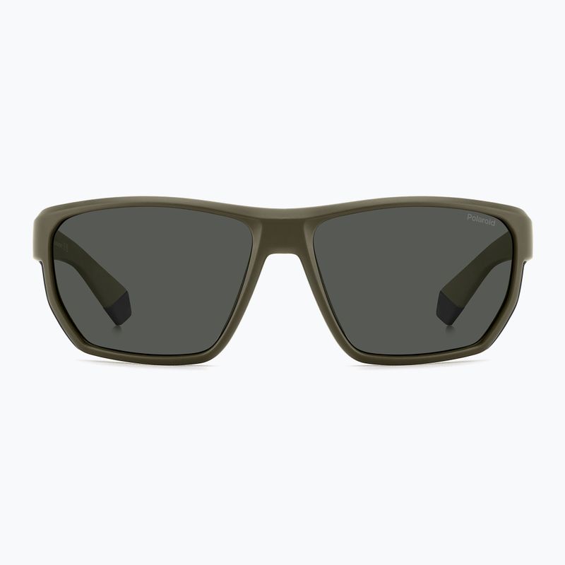 Окуляри сонцезахисні чоловічі Polaroid PLD 7057/S matte green/grey polarized 3