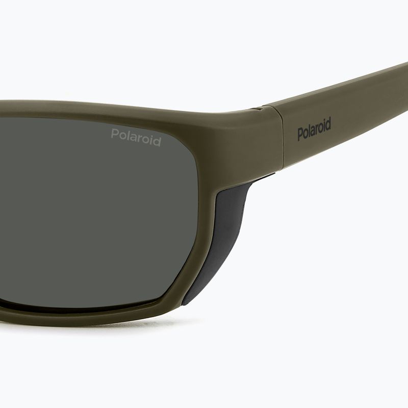 Окуляри сонцезахисні чоловічі Polaroid PLD 7057/S matte green/grey polarized 6
